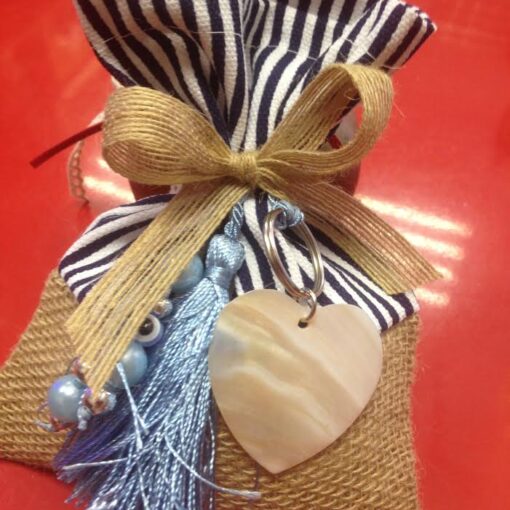 Μπομπονιέρα Ριγέ Πουγγί