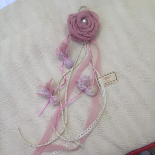 Μπομπονιέρα Κρεμαστή Χειροποίητο Λουλούδι