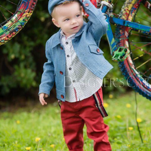 Βαπτιστικό Σετ Αγόρι Perri Designer's Cat