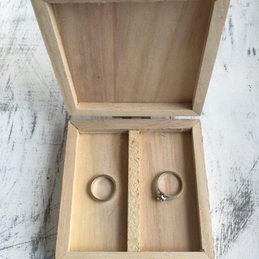 Κουτί Θήκη Από Ξύλο Για Βέρες