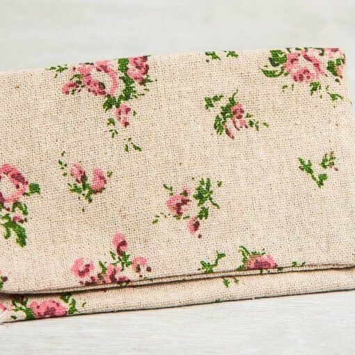 Μπομπονιέρα Γάμου Φάκελος Από Ύφασμα