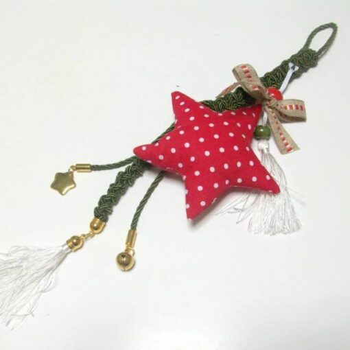 μπομπονιέρα στολίδι ύφασμα δέντρο