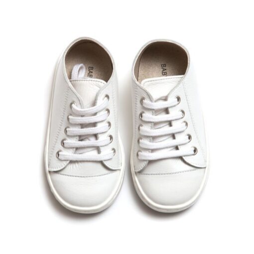 παπούτσια σπορ, λευκά δετά