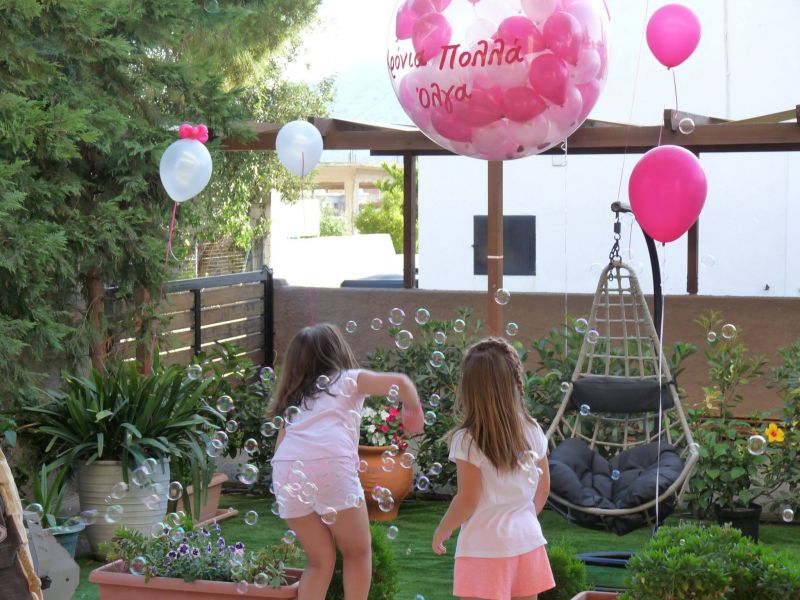 μπαλόνια σαπουνόφουσκες παρτι γενεθλίων8