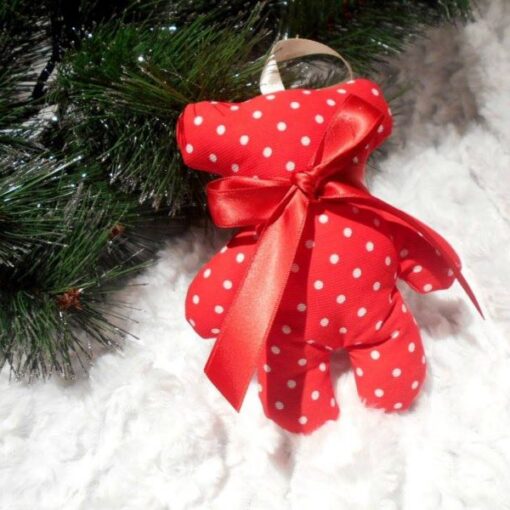 Αρκουδάκι μαξιλάρι υφασμάτινο χειροποίητο