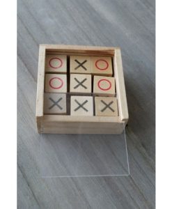 Μπομπονιέρα Ξύλινο Παιχνίδι Τρίλιζα