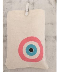 Μπομπονιέρα Πουγκί Με Μάτι