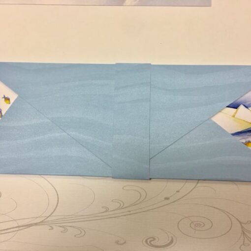 Προσκλητήριο Βάπτισης Βαρκούλες Με Ψαράκια