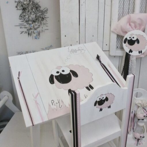 Βαπτιστικό Κουτί Προβατάκι Pink Sheep