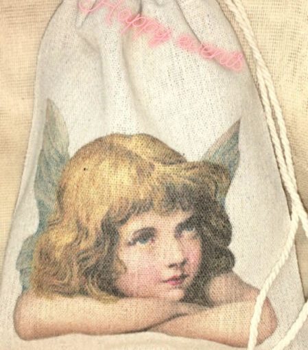 Πουγκί Χριστουγεννιάτικα Θέματα Αγγελάκι (Αντιγραφή)