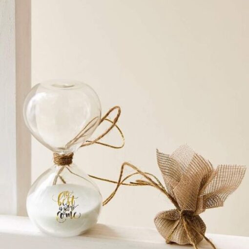 Μπομπονιέρα Βάπτισης Κλεψύδρα