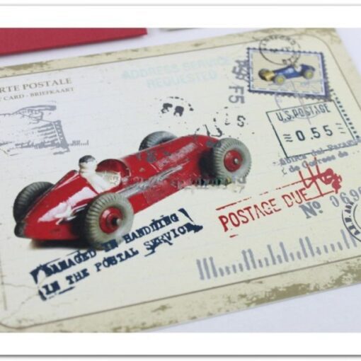 Προσκλητήριο Φόρμουλα cart postal 1638