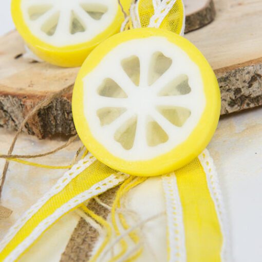 Μπομπονιέρα Λεμόνι φέτα Σαπούνι