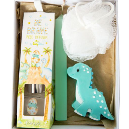 Σετ Πασχαλινό Δώρο Με Λαμπάδα Δεινόσαυρος