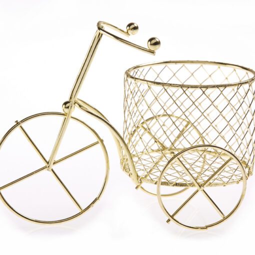 Μπομπονιέρα Μεταλλικό Ποδήλατο Χρυσό