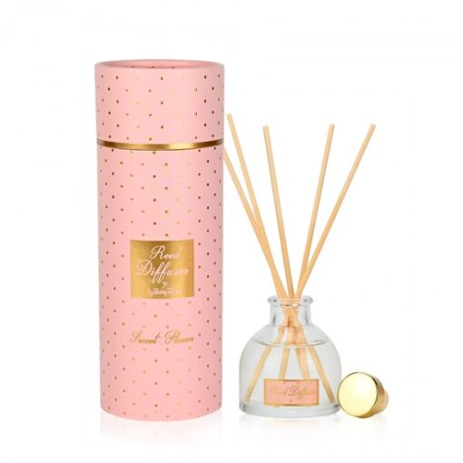 Μπομπονιέρα βάπτισης Αρωματικό Χώρου Ροζ Πουά