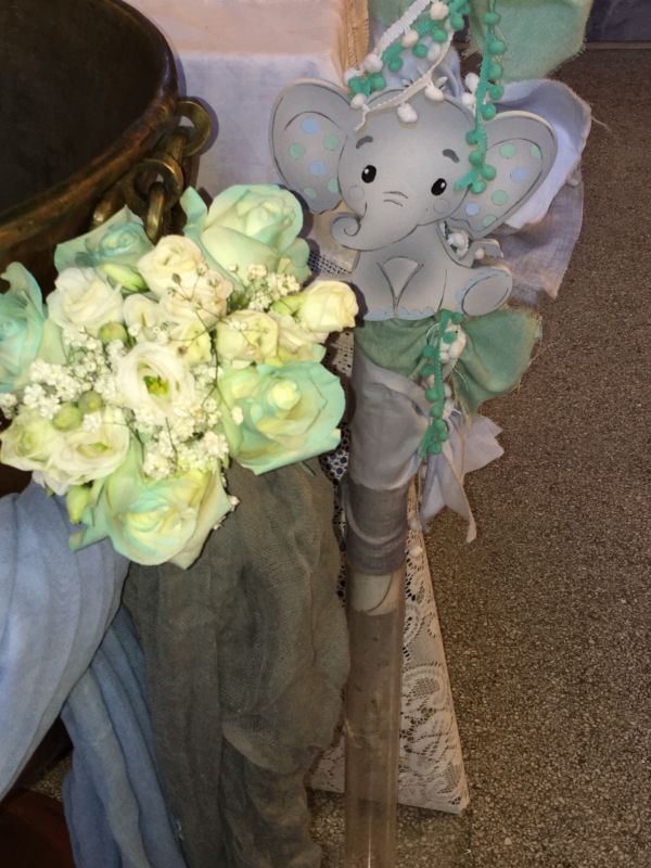 Στολισμός βάπτισης Ελεφαντάκι