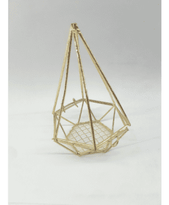 Μπομπονιέρα Μεταλλικό Πρίσμα ανοιγόμενο