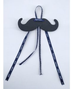 Μπομπονιέρα Βάπτισης Ξύλινο Μουστάκι