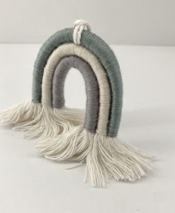 Μπομπονιέρα Ουράνιο Τόξο Γαλάζιο Και Ροζ