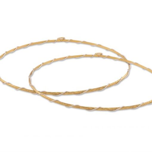 Επάργυρα Στέφανα Επίχρυσο Σφυρήλατο-Σύρμα Γυαλιστερό.