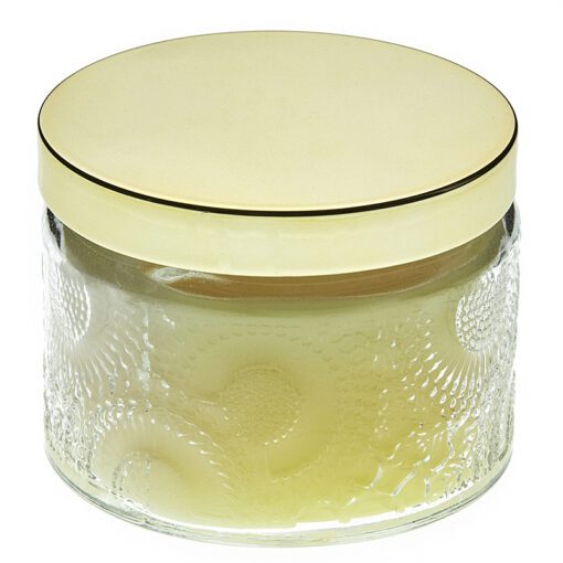 Μπομπονιέρα Γάμου Βάπτισης Γυάλινο Βαζάκι Με Αρωματικό Κερί