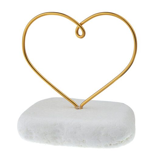 Μπομπονιέρα Γάμου Καρδιά Σε Βότσαλο