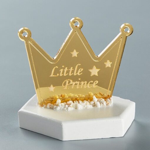 Μπομπονιέρα κορώνα Plexy Glass