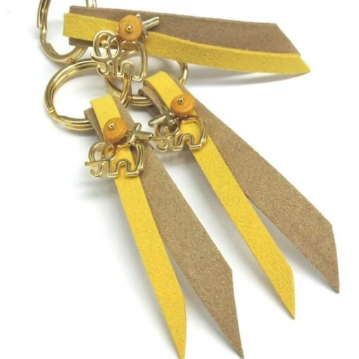 Μαρτυρικό Μπρελόκ Με Σουέτ Κορδόνι Και Ελεφαντάκι 22193