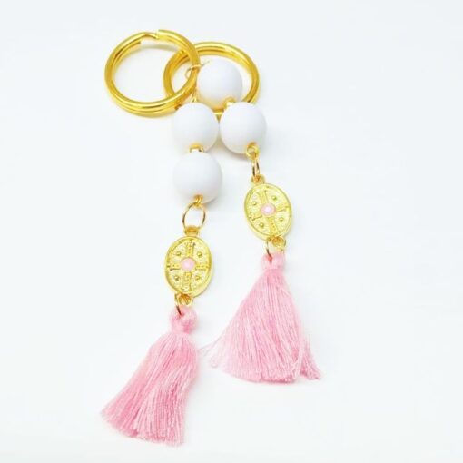 Μαρτυρικό Μπρελόκ Με Κωνσταντινάτο Και Φούντα Ροζ 22158