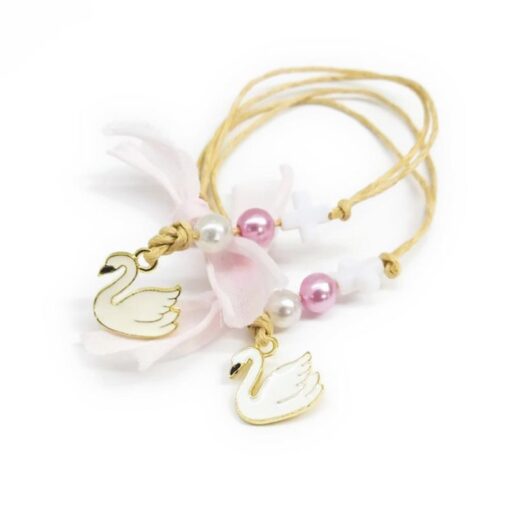 Μαρτυρικό Βραχιόλι Με Χάντρες Και Κύκνο 22163