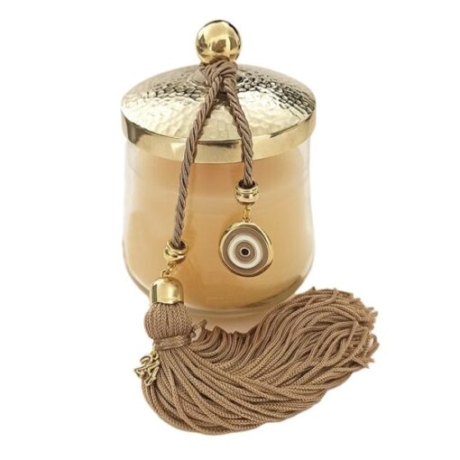Κηροπήγιο Με Χρυσό Σφυρήλατο καπάκι