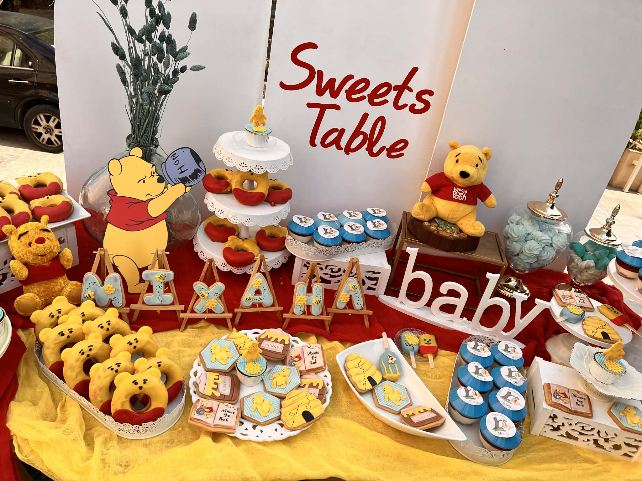 Στολισμός candy bar winnie pooh